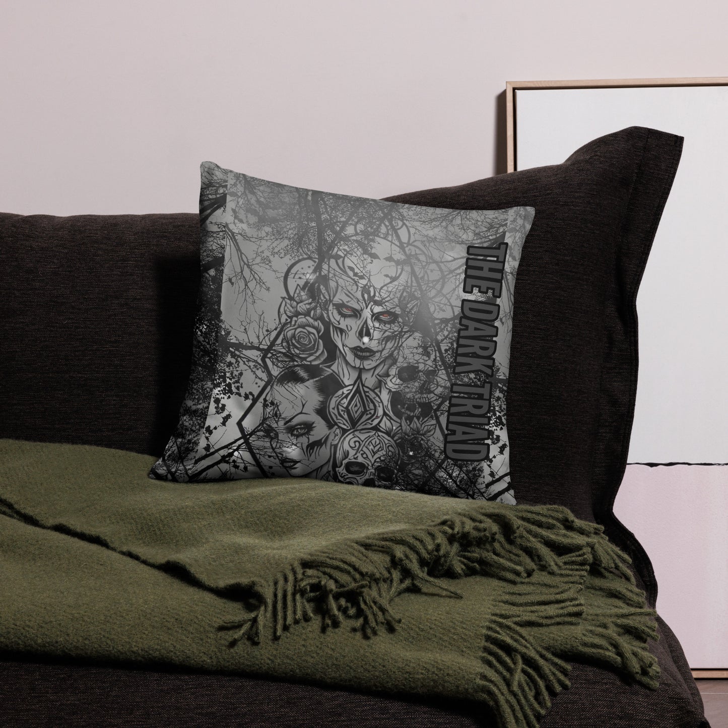 THE DARK TRIAD: BLACK ROSE: DARK EMPATH Plush Pillows