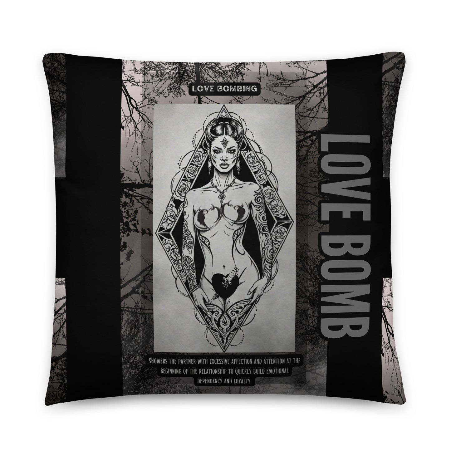 THE DARK TRIAD: LOVE BOMB Plush Pillows