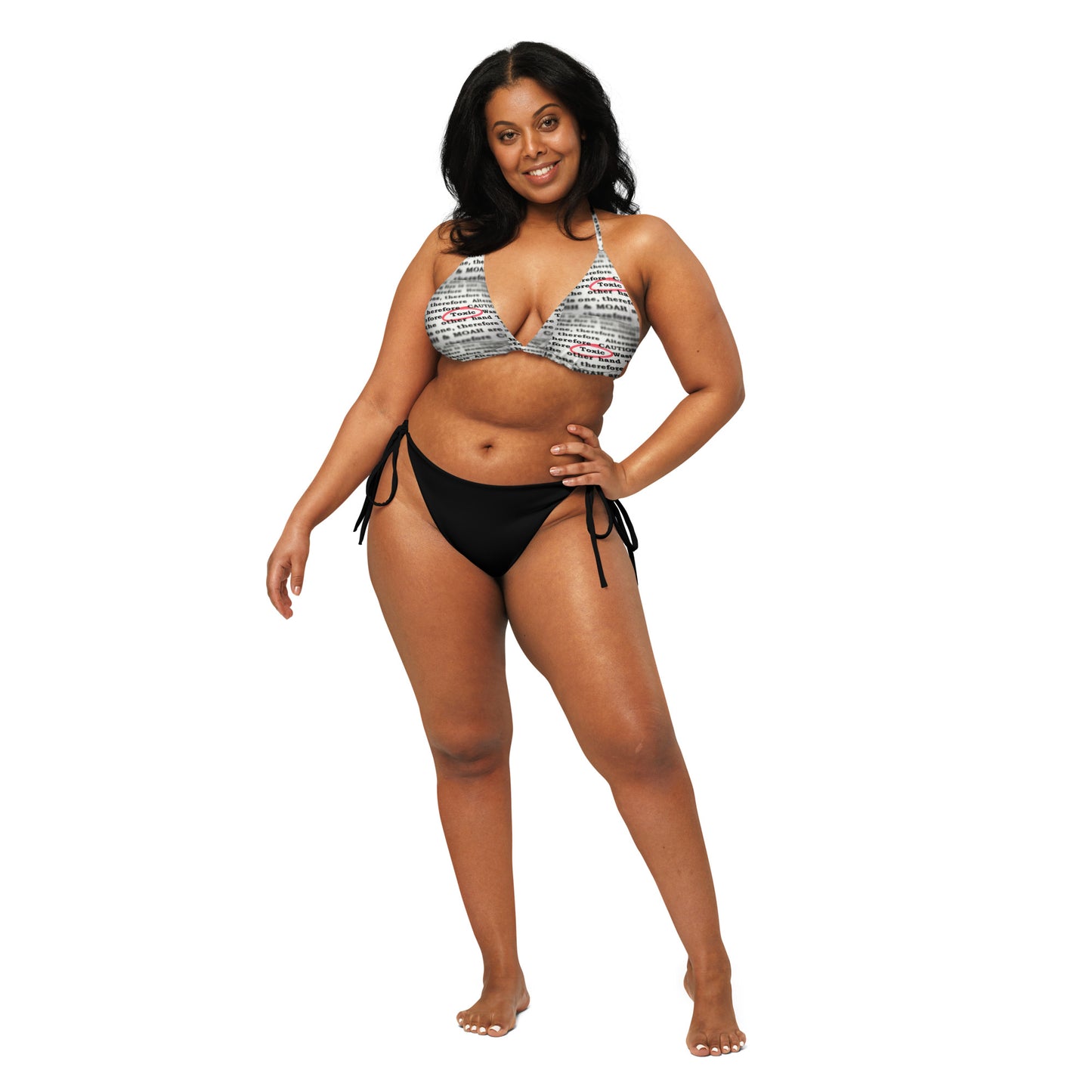 THE DARK TRIAD: TOXIC String Bikini - Black
