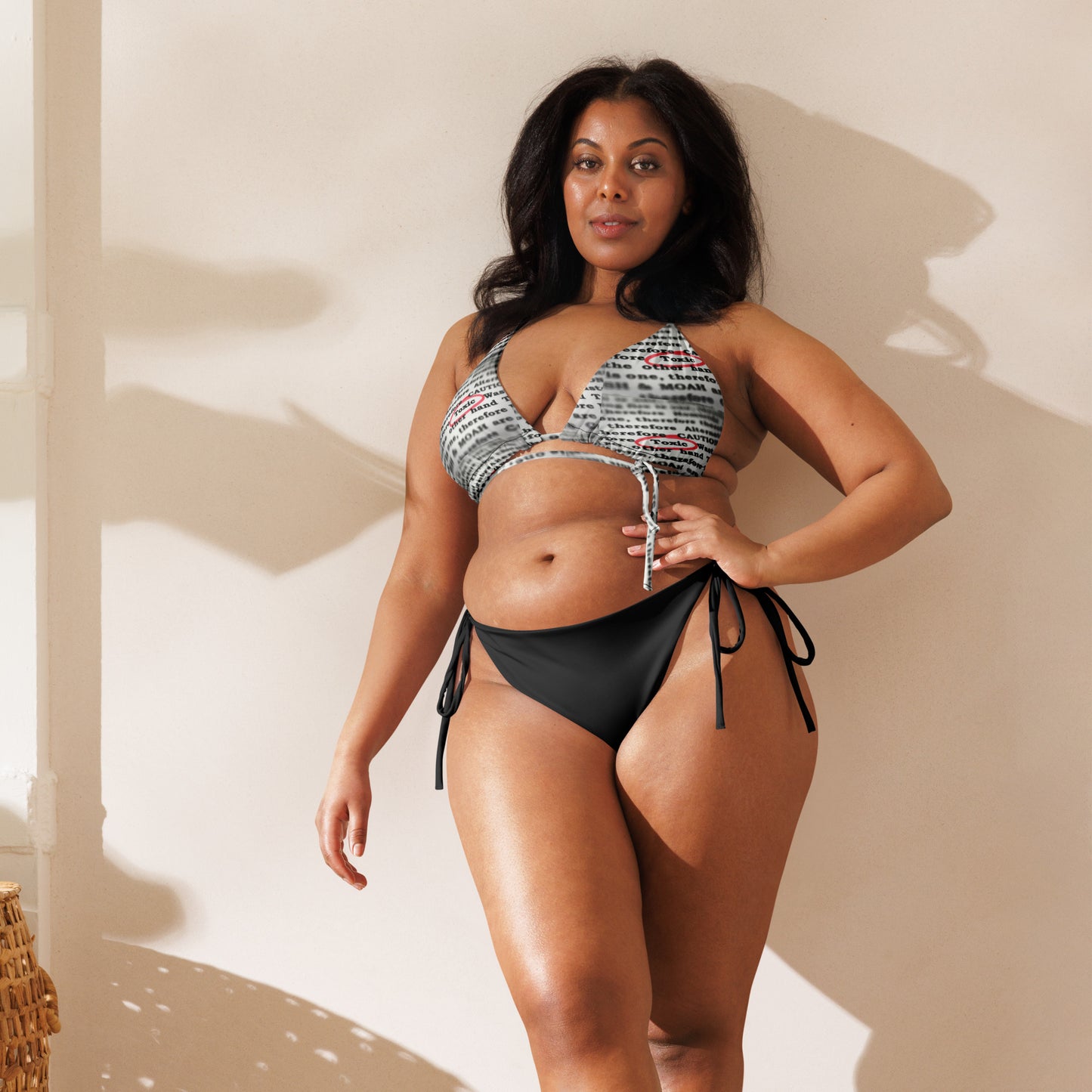 THE DARK TRIAD: TOXIC String Bikini - Black