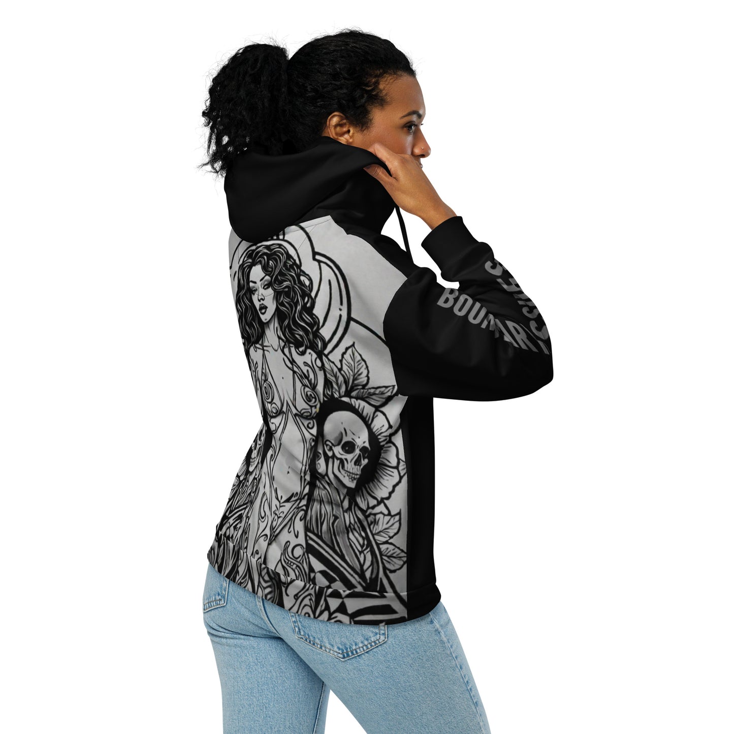 THE DARK TRIAD: BOUNDARY ISSUES II Tattoo Zip Hoodie