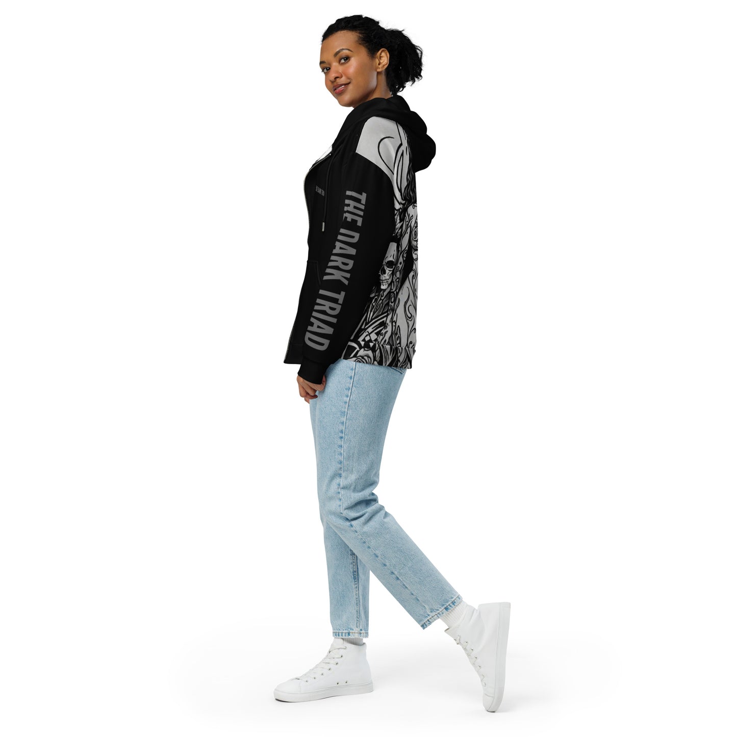 THE DARK TRIAD: BOUNDARY ISSUES II Tattoo Unisex Zip Hoodie