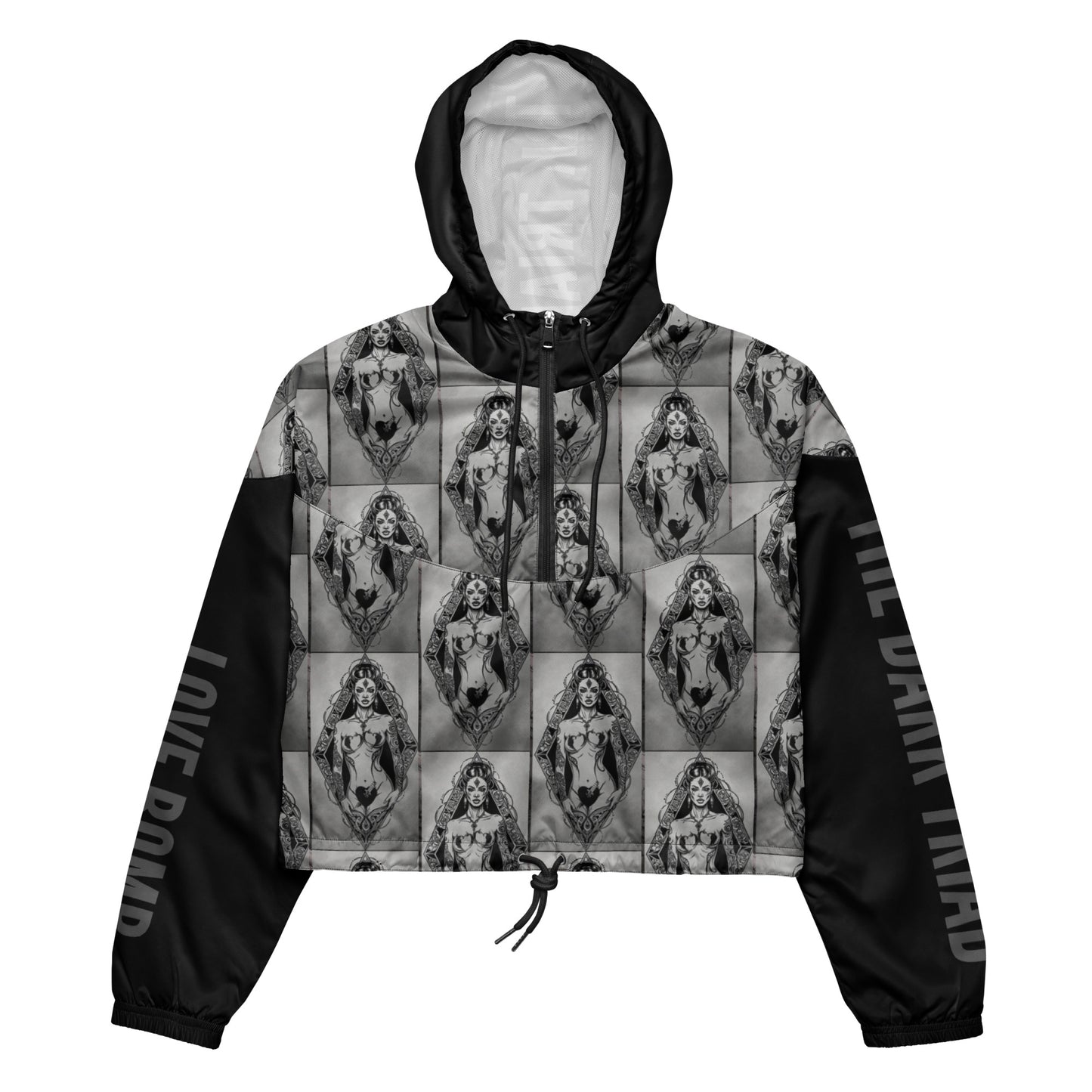 THE DARK TRIAD: LOVE BOMB Cropped Windbreaker