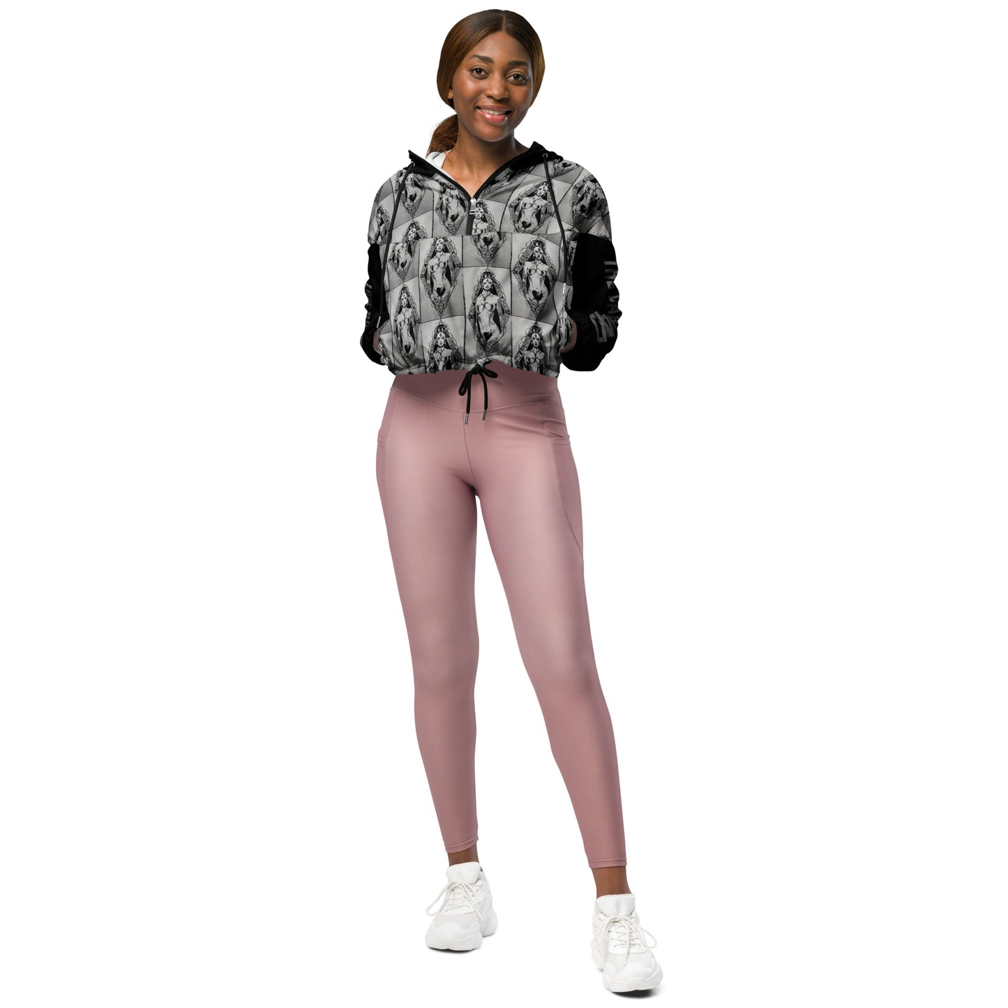 THE DARK TRIAD: LOVE BOMB Cropped Windbreaker
