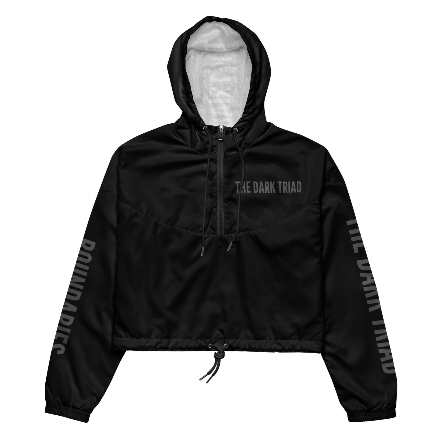 THE DARK TRIAD: BOUNDARIES II Cropped Windbreaker