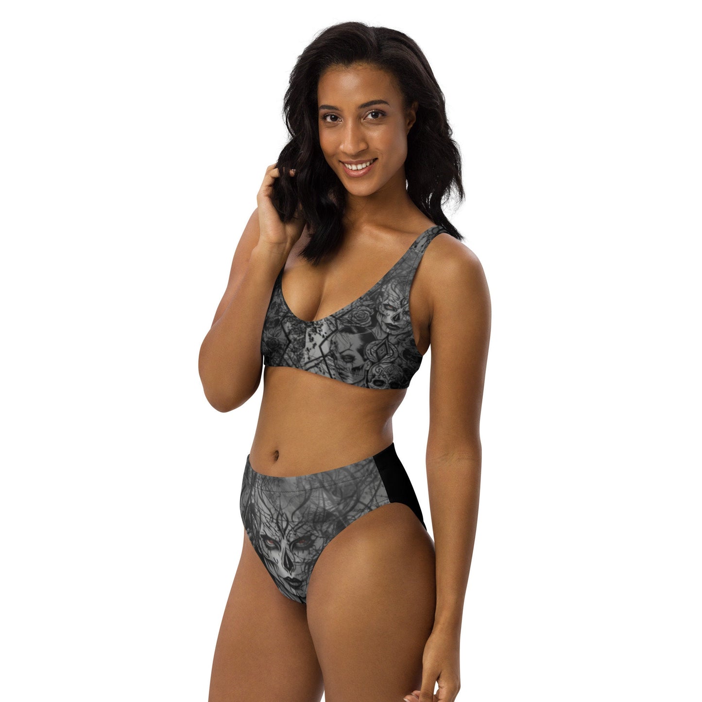 THE DARK TRIAD: DARK EMPATH I High-Waisted Swimwear