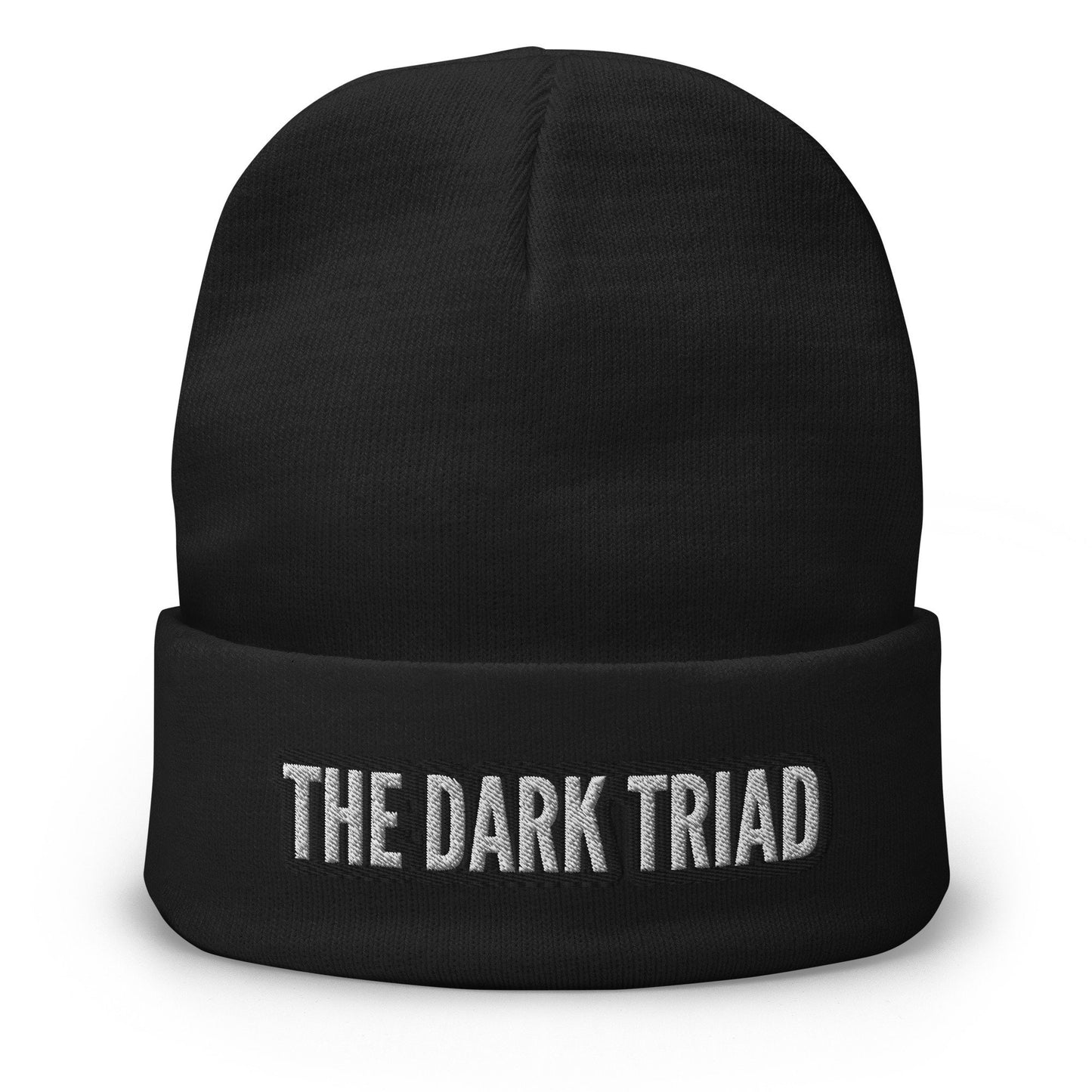 THE DARK TRIAD: Embroidered Beanie