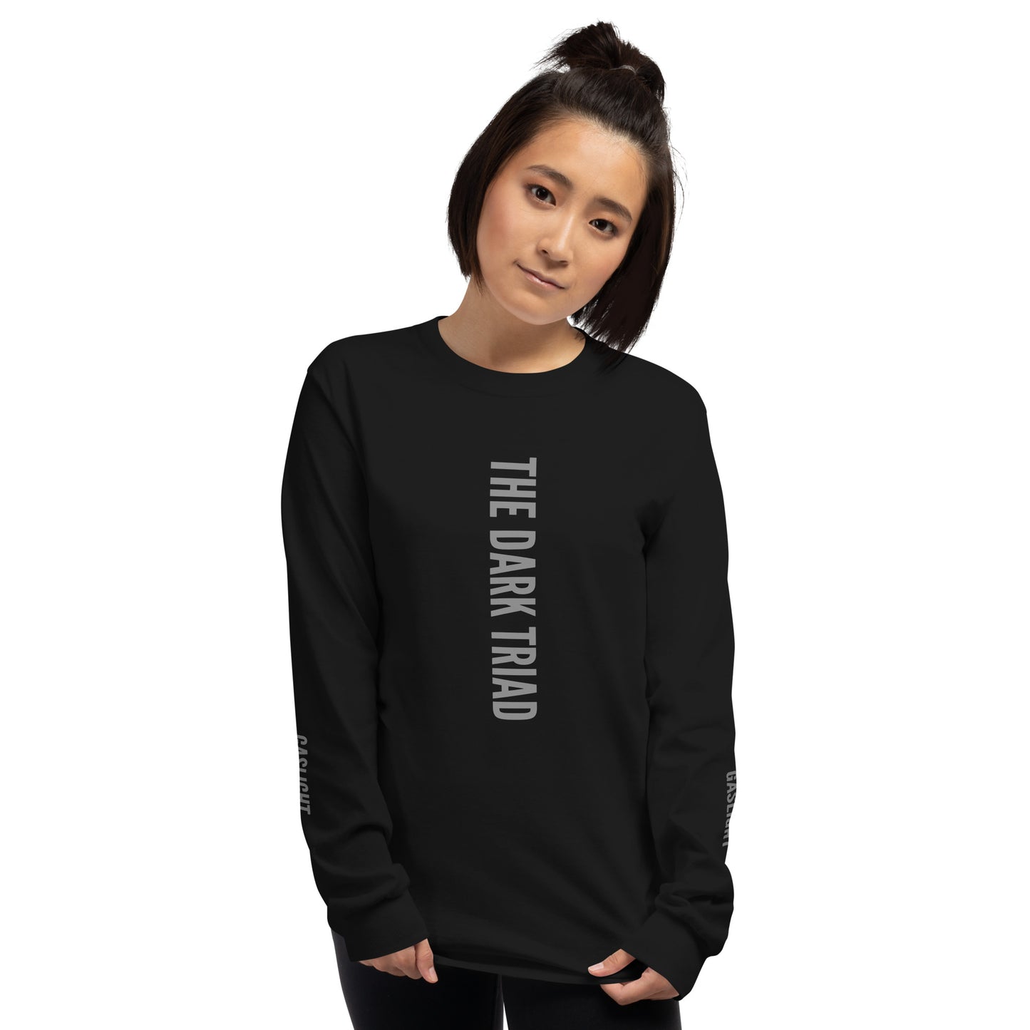 THE DARK TRIAD: Minimalist Crew Neck Long Sleeve Shirt