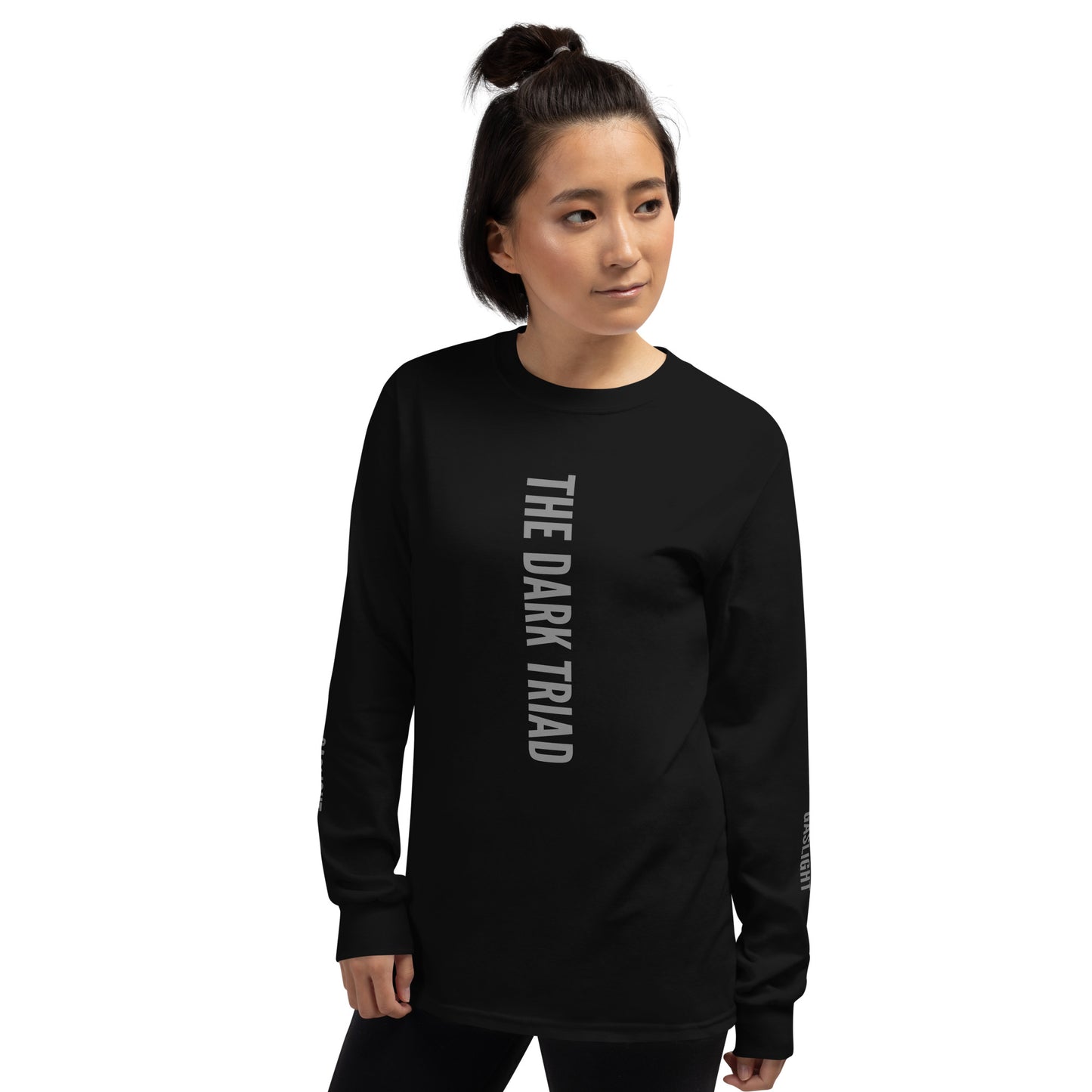 THE DARK TRIAD: Minimalist Crew Neck Long Sleeve Shirt