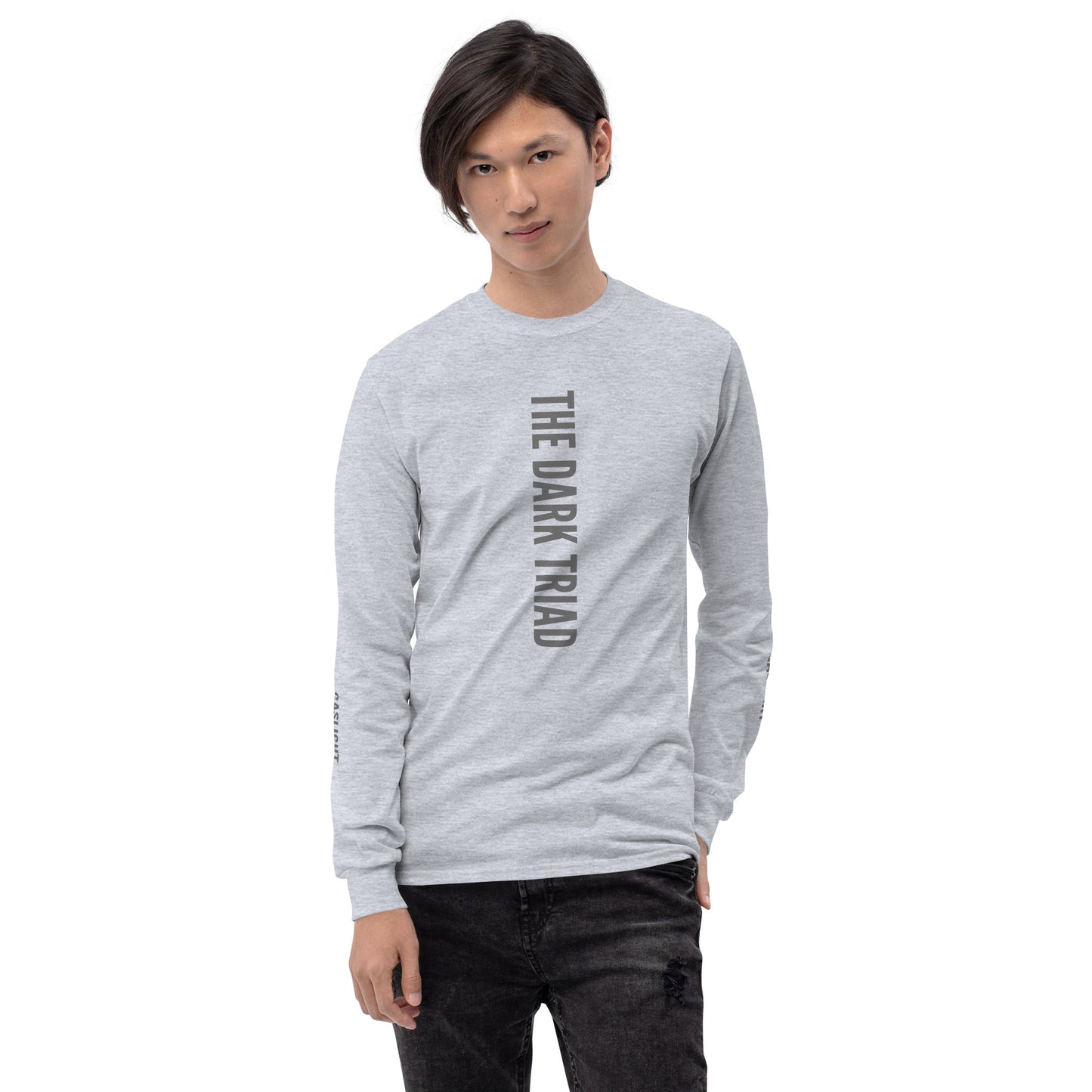 THE DARK TRIAD: Minimalist Crew Neck Long Sleeve Shirt