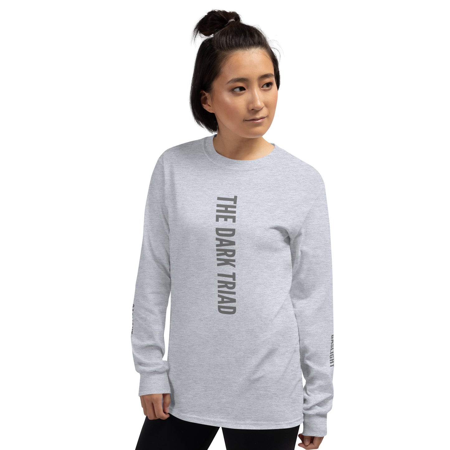 THE DARK TRIAD: Minimalist Crew Neck Long Sleeve Shirt