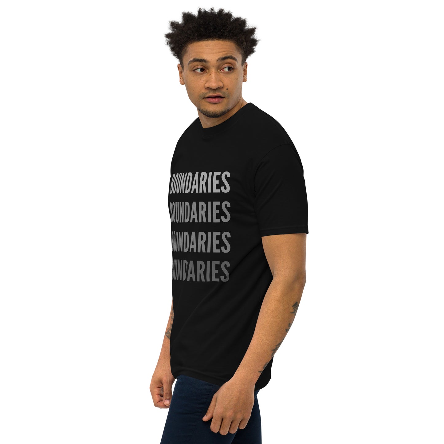 THE DARK TRIAD: BOUNDARIES Men’s Heavyweight Tee