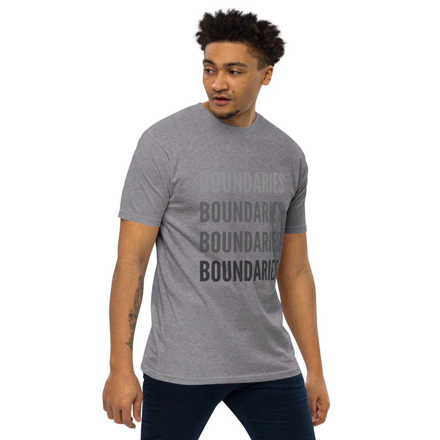 THE DARK TRIAD: BOUNDARIES Men’s Heavyweight Tee