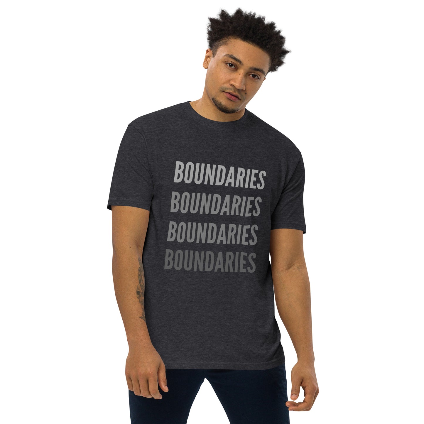 THE DARK TRIAD: BOUNDARIES Men’s Heavyweight Tee