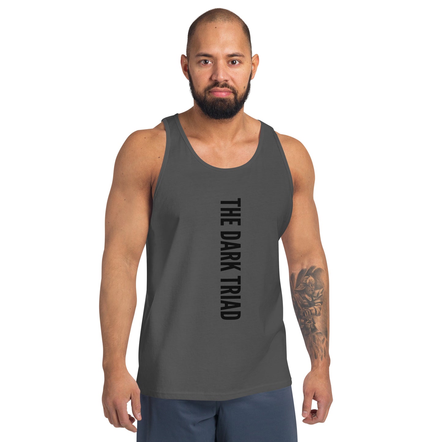 THE DARK TRIAD: Minimalist Tank Top - Black