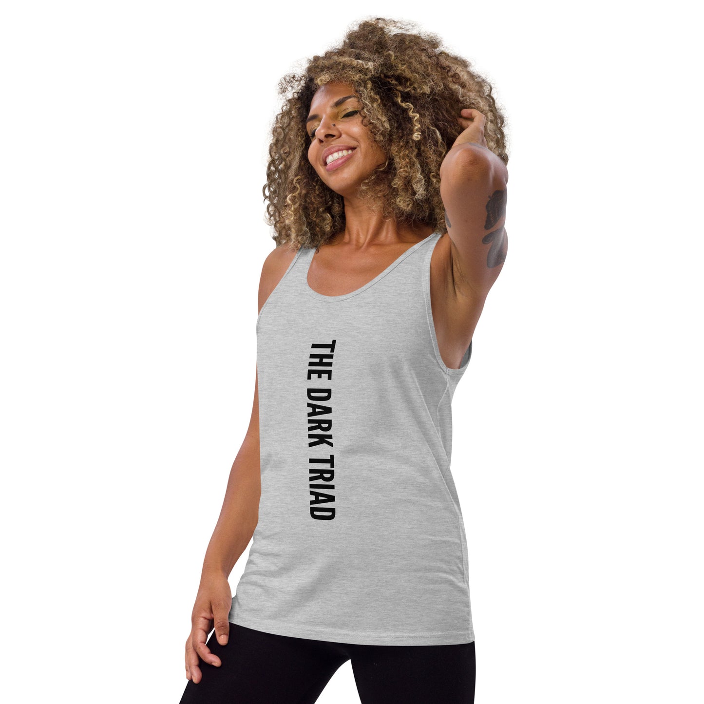 THE DARK TRIAD: Minimalist Tank Top - Black