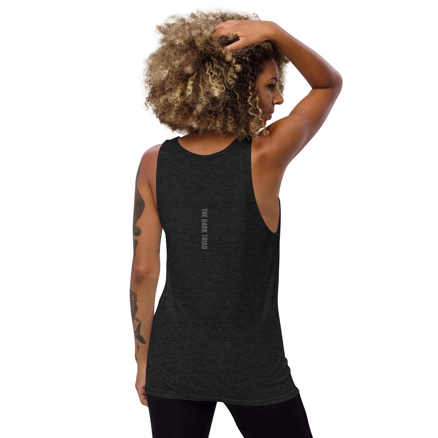 THE DARK TRIAD: Minimalist Tank Top - Black
