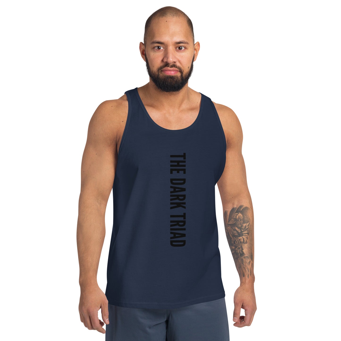 THE DARK TRIAD: Minimalist Tank Top - Black