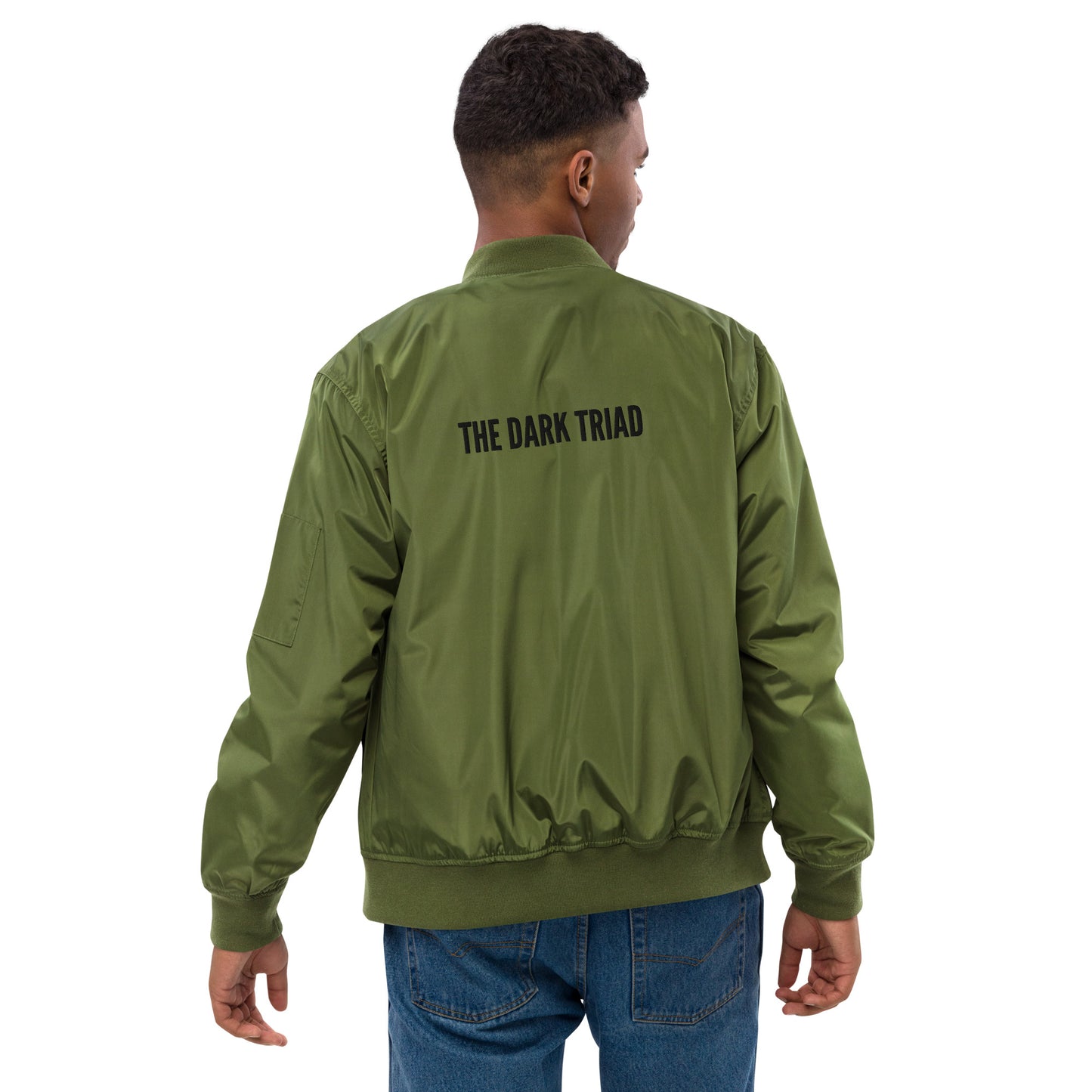 THE DARK TRIAD: Olive Edition Bomber Jacket
