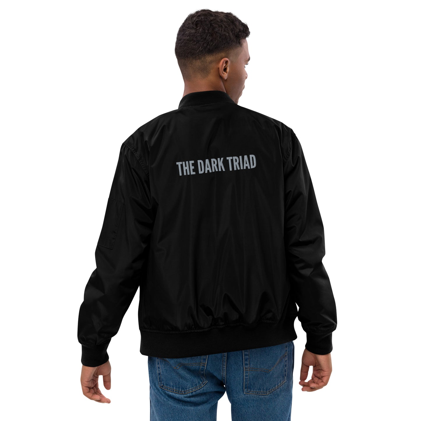 THE DARK TRIAD: Black Edition Bomber Jacket