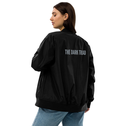 THE DARK TRIAD: Black Edition Bomber Jacket