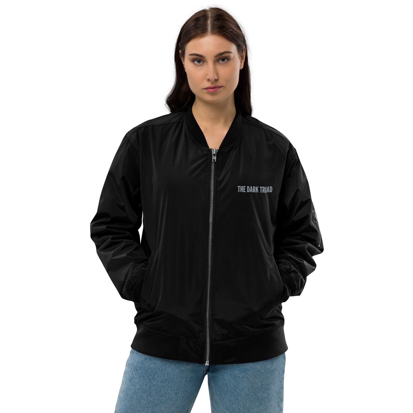 THE DARK TRIAD: Black Edition Bomber Jacket