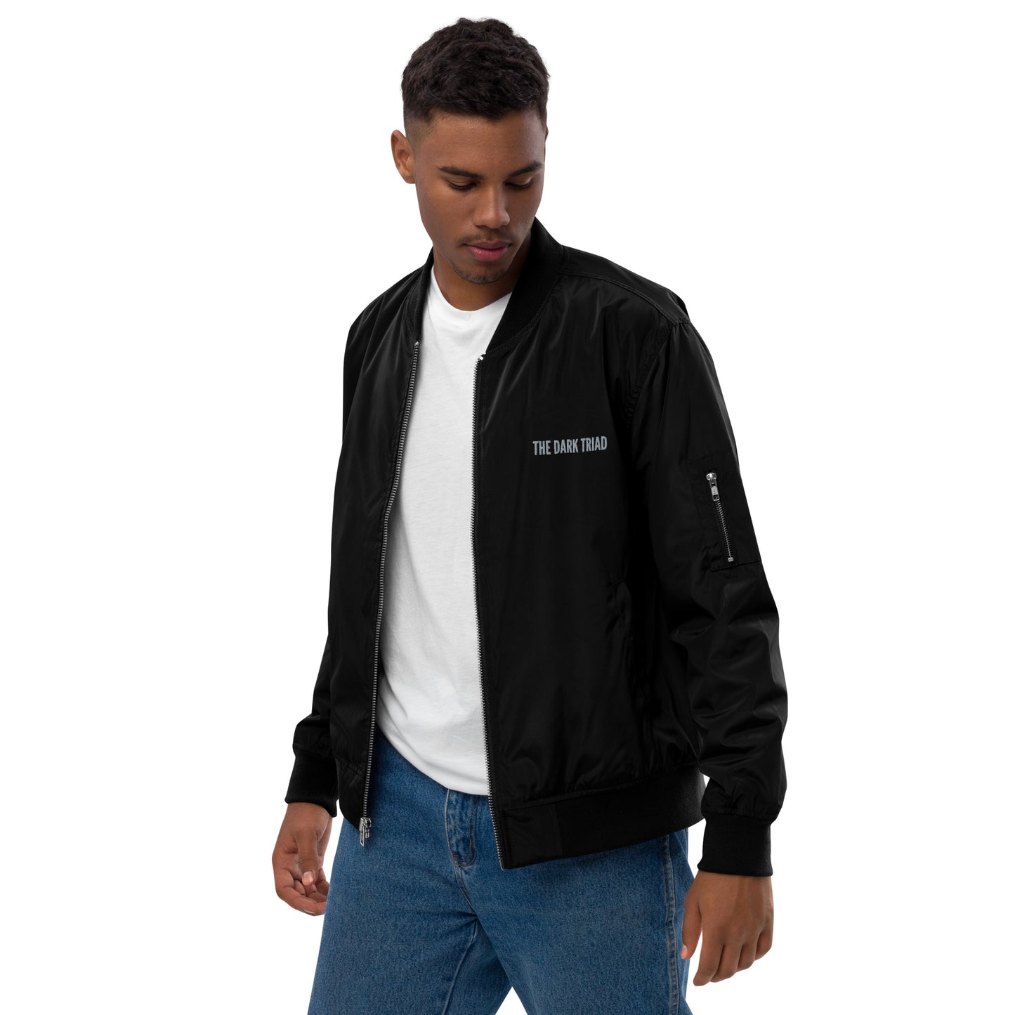 THE DARK TRIAD: Black Edition Bomber Jacket
