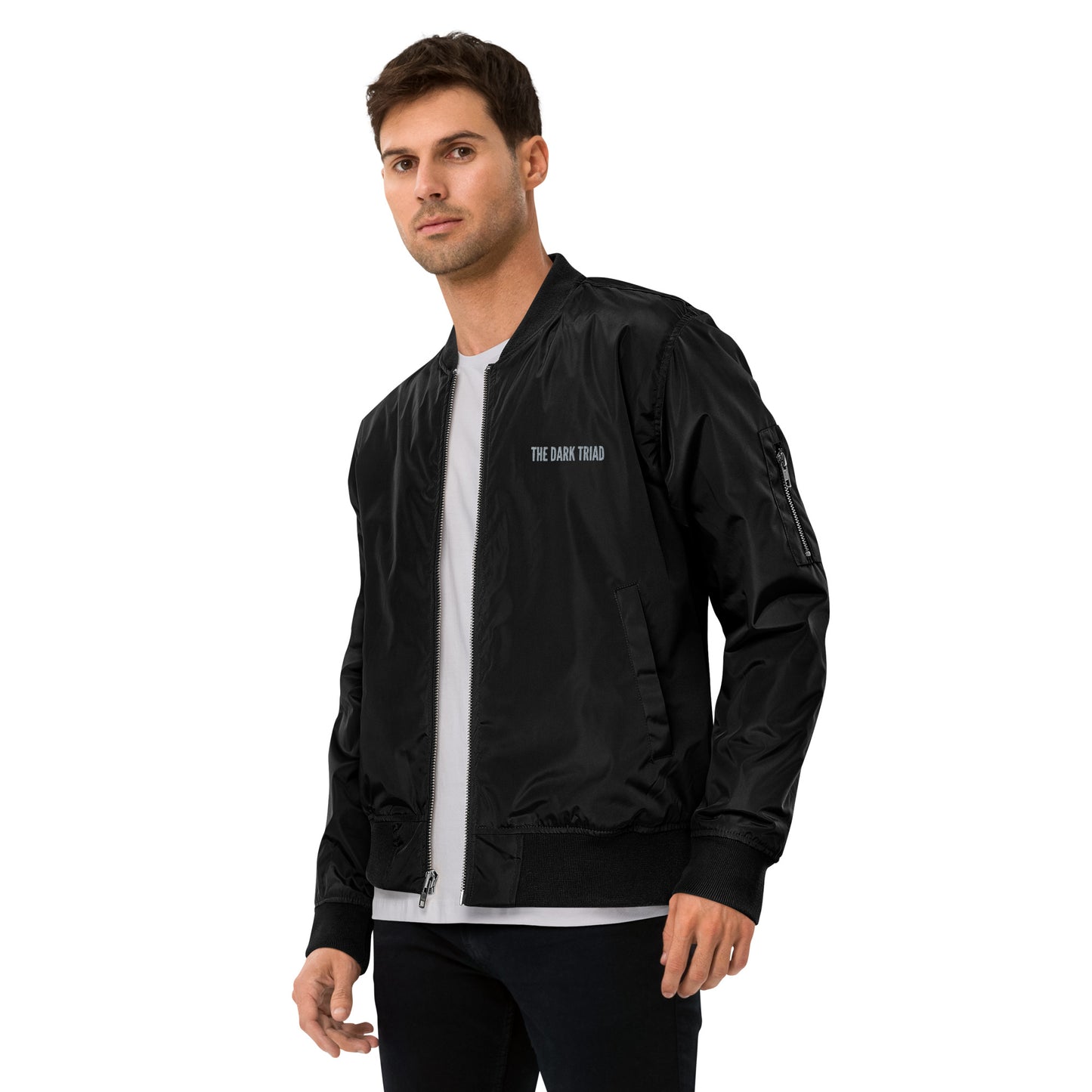 THE DARK TRIAD: Black Edition Bomber Jacket