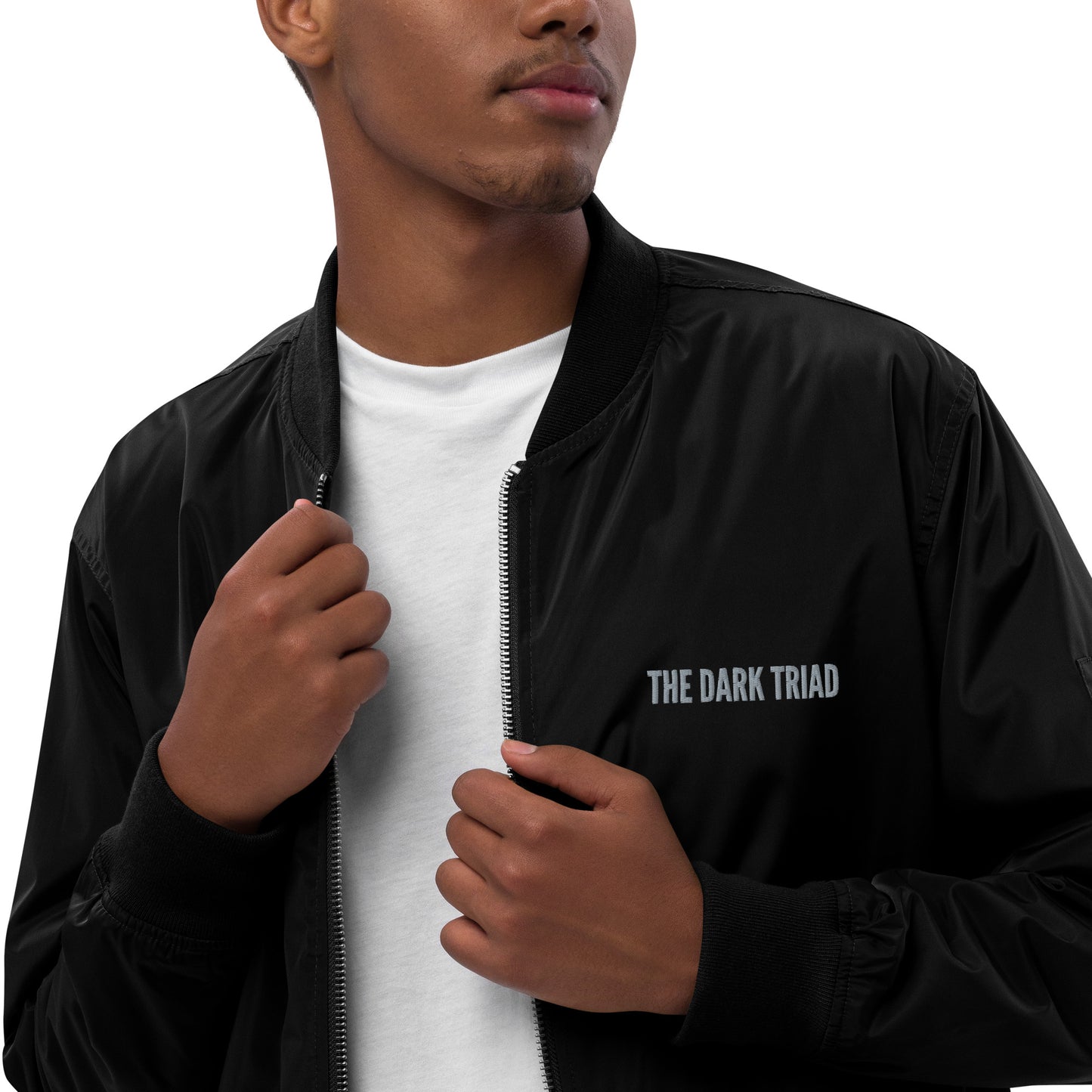 THE DARK TRIAD: Black Edition Bomber Jacket