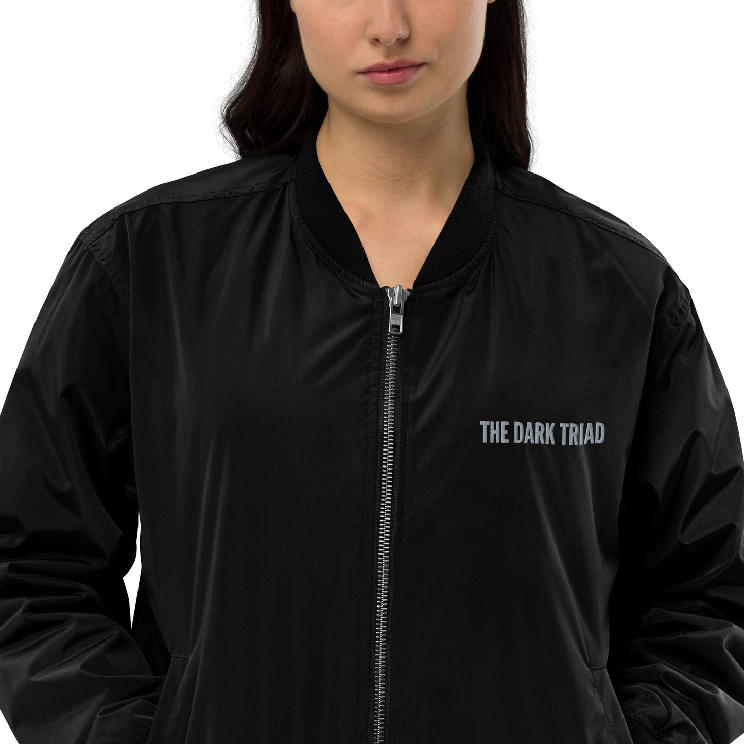THE DARK TRIAD: Black Edition Bomber Jacket