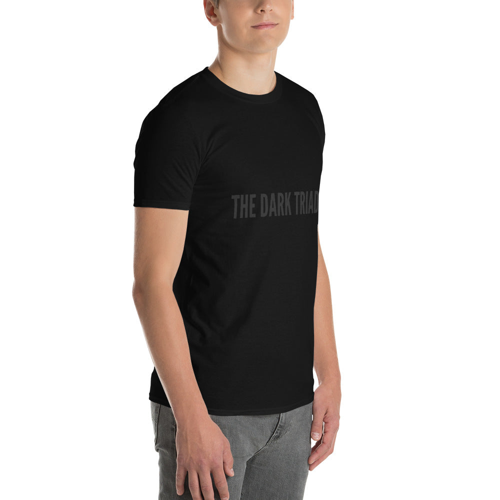 THE DARK TRIAD: Minimalist Short-Sleeve T-Shirt