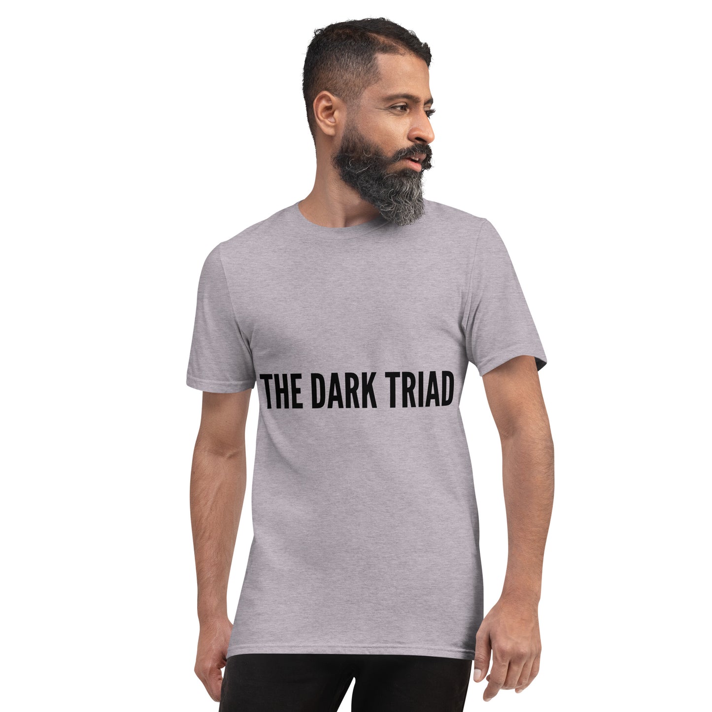 THE DARK TRIAD: Minimalist Short-Sleeve T-Shirt