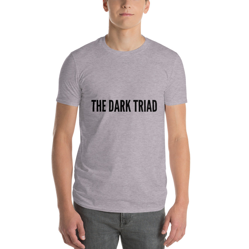 THE DARK TRIAD: Minimalist Short-Sleeve T-Shirt