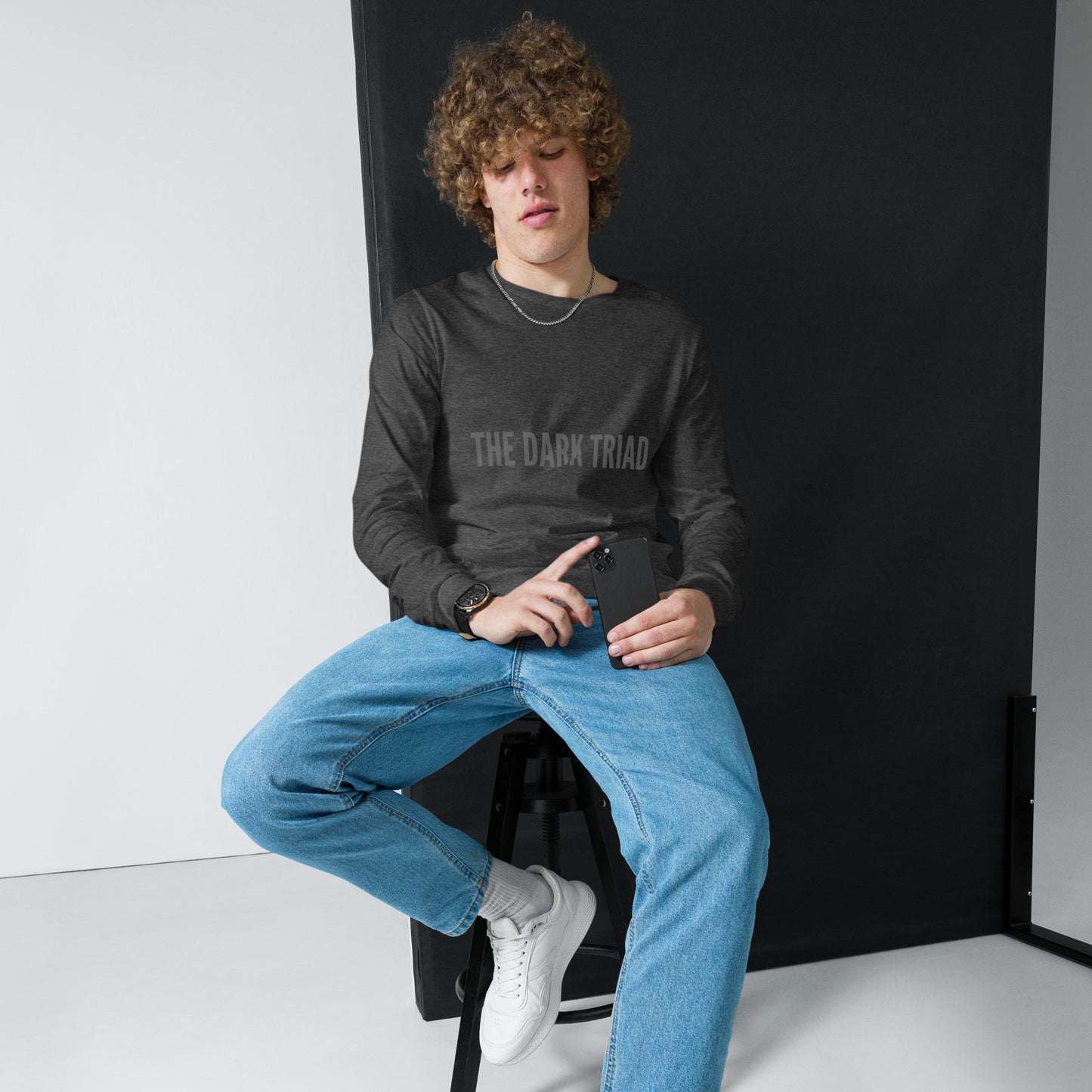 THE DARK TRIAD: Minimalist Long Sleeve Tee