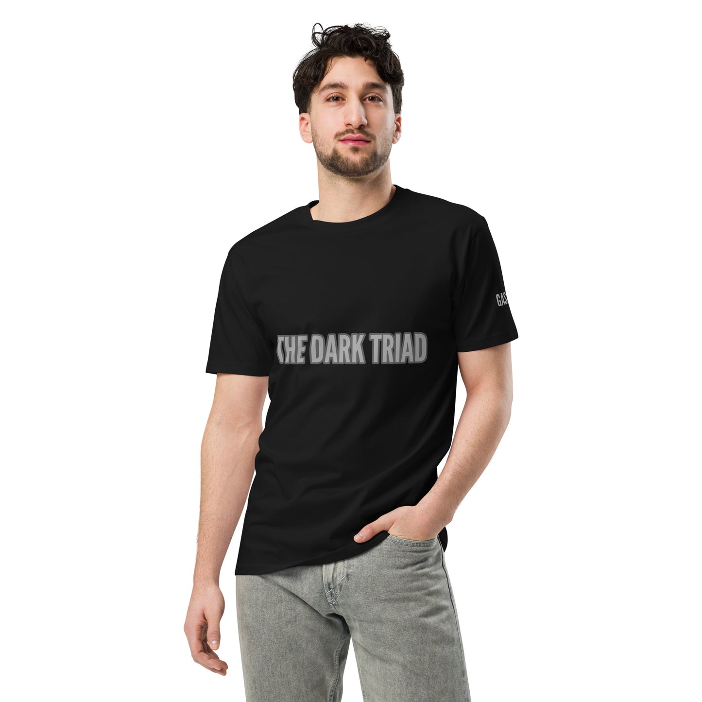 THE DARK TRIAD: Gaslight Crew Neck Premium T-shirt – Silver