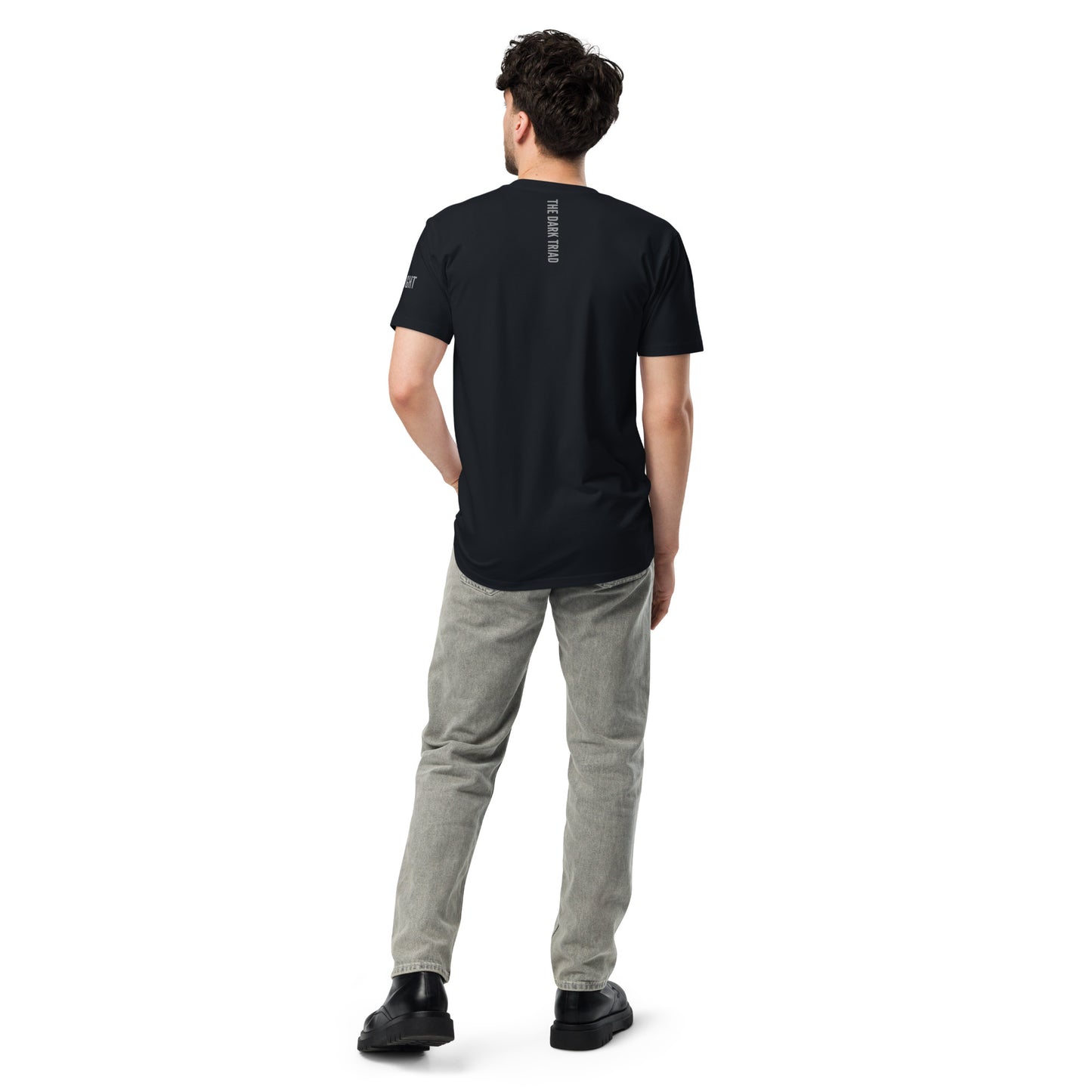 THE DARK TRIAD: Gaslight Crew Neck Premium T-shirt – Silver