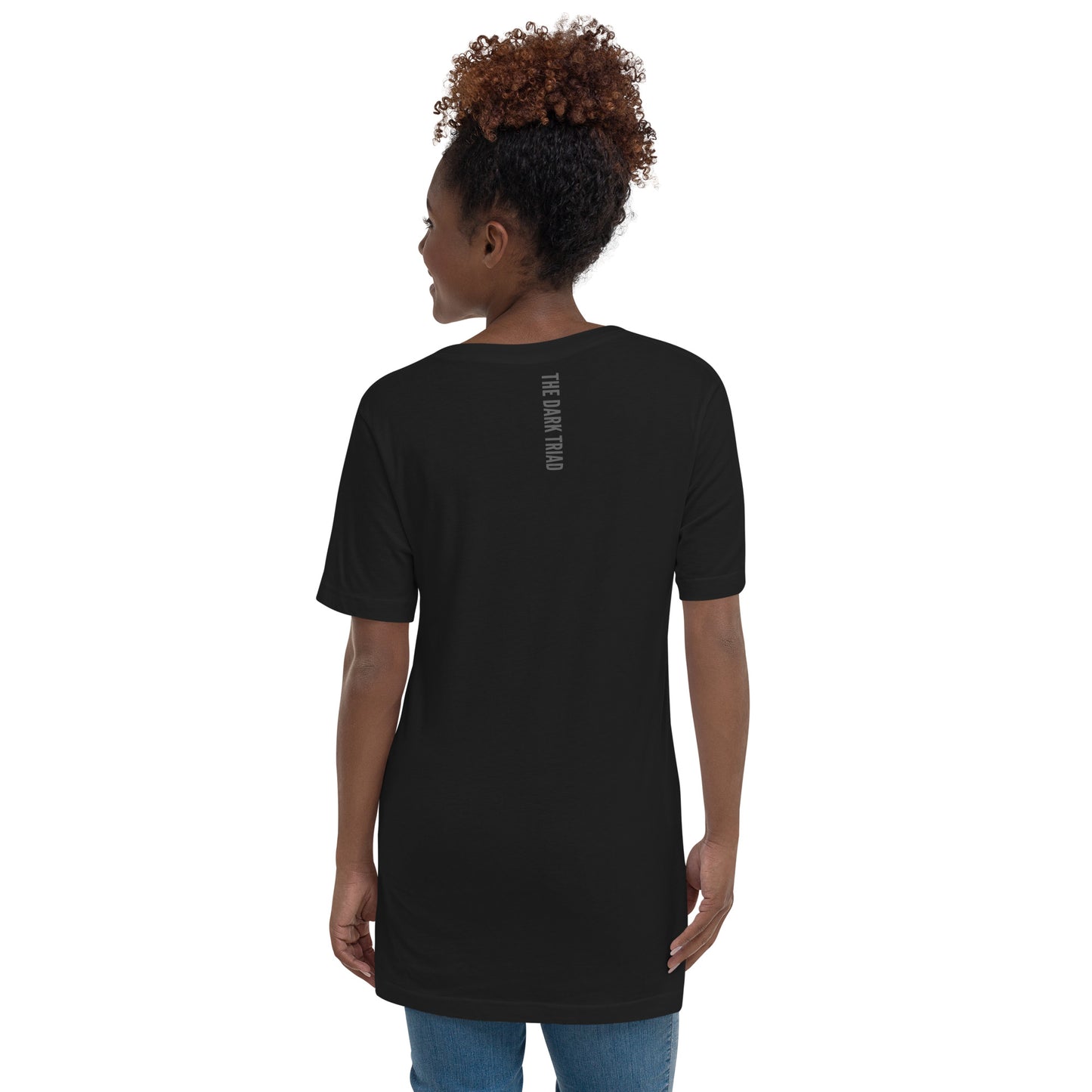 THE DARK TRIAD: Minimalist V-Neck T-Shirt