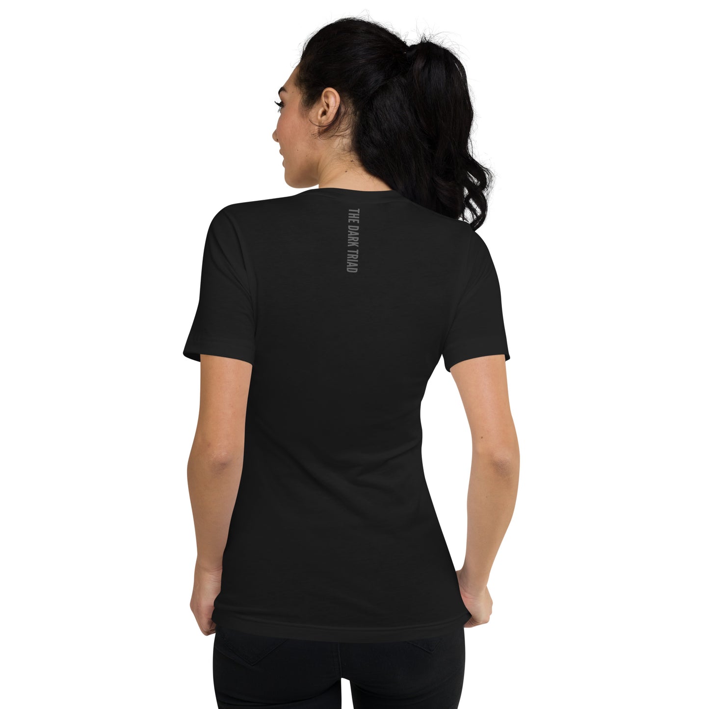 THE DARK TRIAD: Minimalist V-Neck T-Shirt
