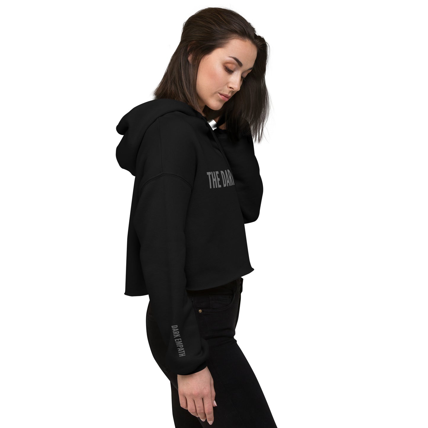 THE DARK TRIAD: BOUNDARIES Women’s Crop Top Hoodie