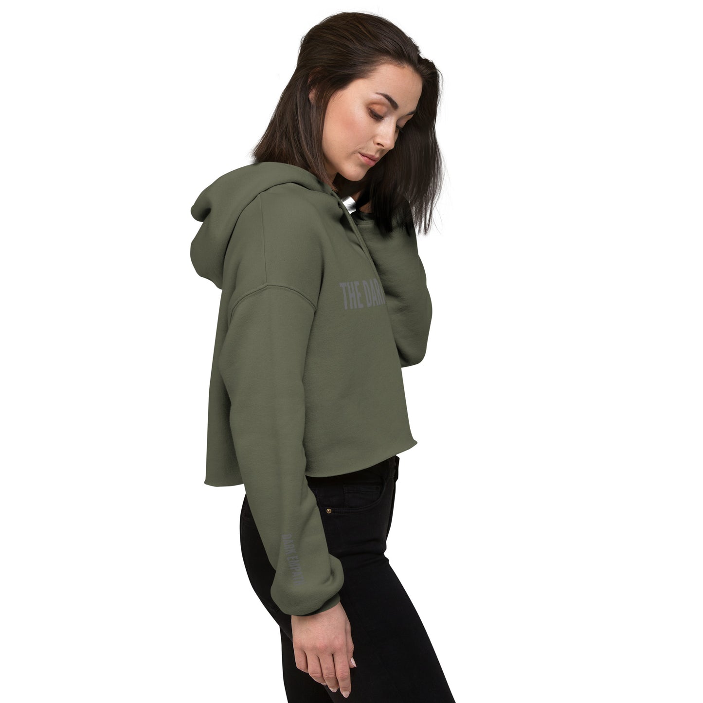 THE DARK TRIAD: BOUNDARIES Women’s Crop Top Hoodie