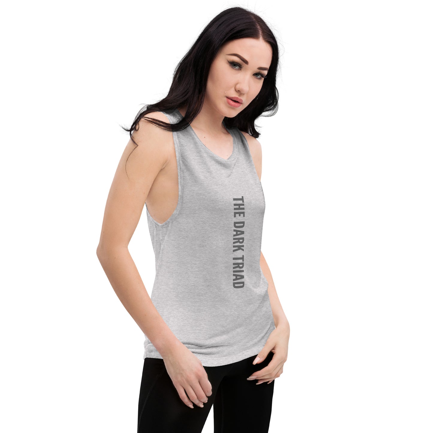 THE DARK TRIAD: Minimalist Women’s Muscle Tank Top