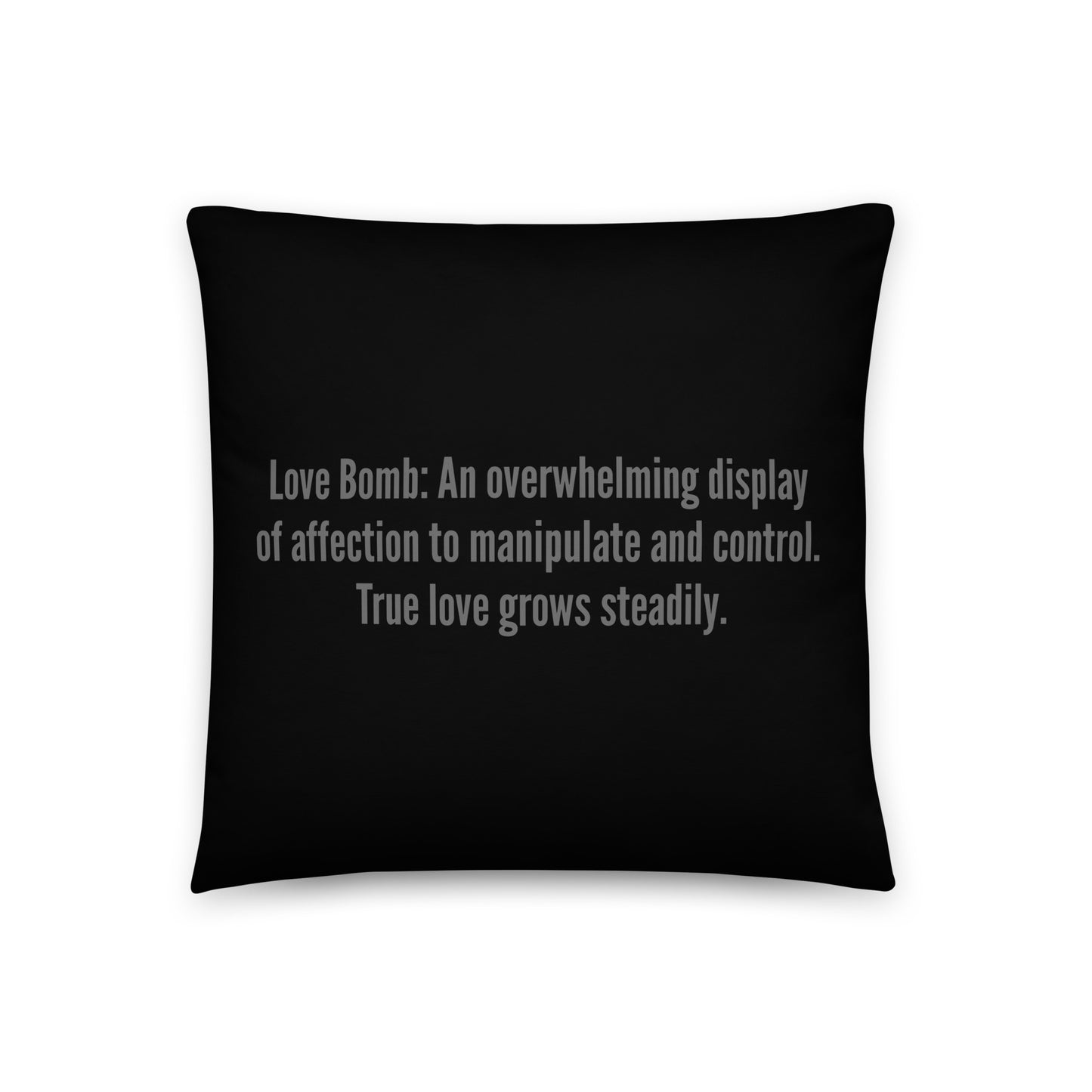 THE DARK TRIAD: LOVE BOMB Plush Pillow