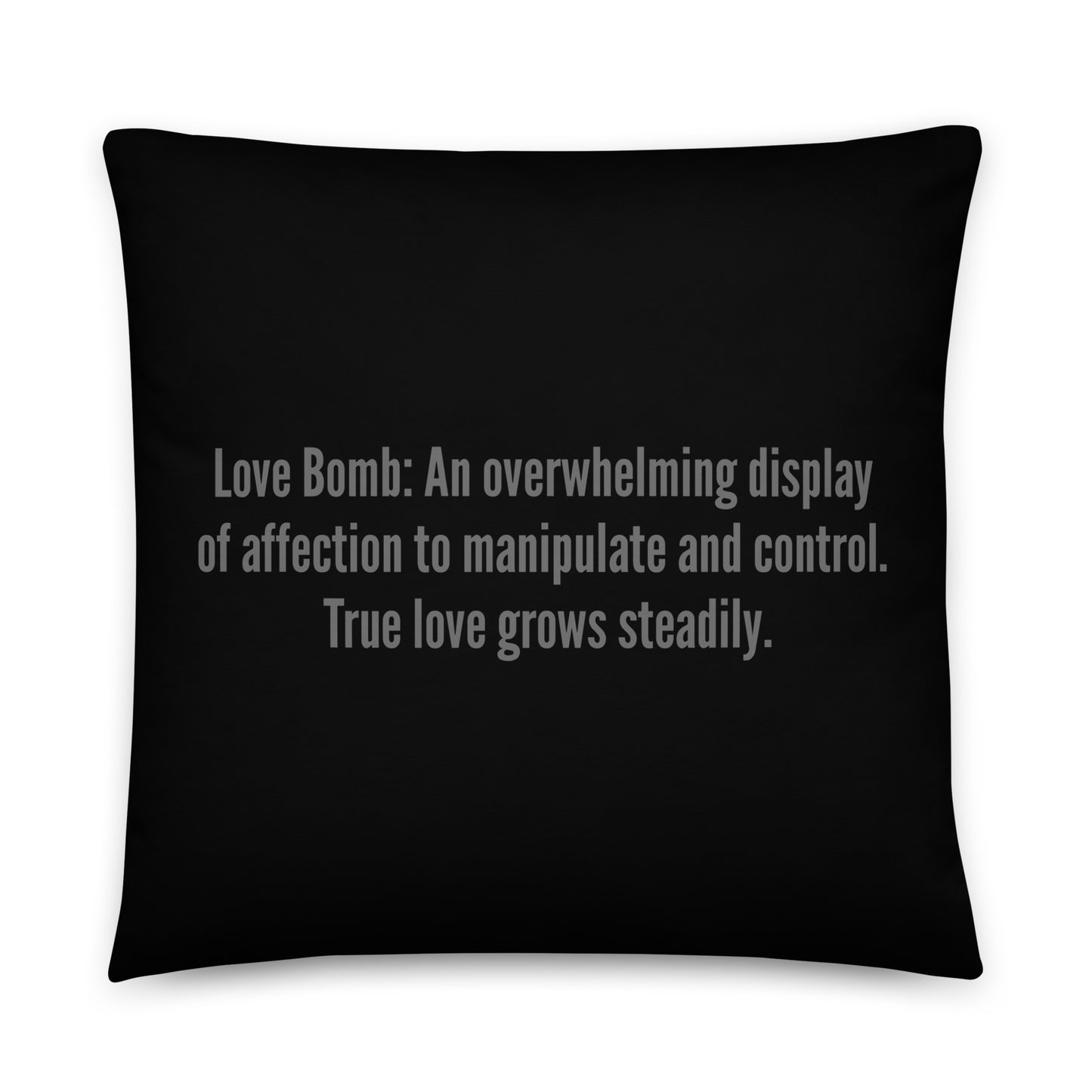 THE DARK TRIAD: LOVE BOMB Plush Pillow