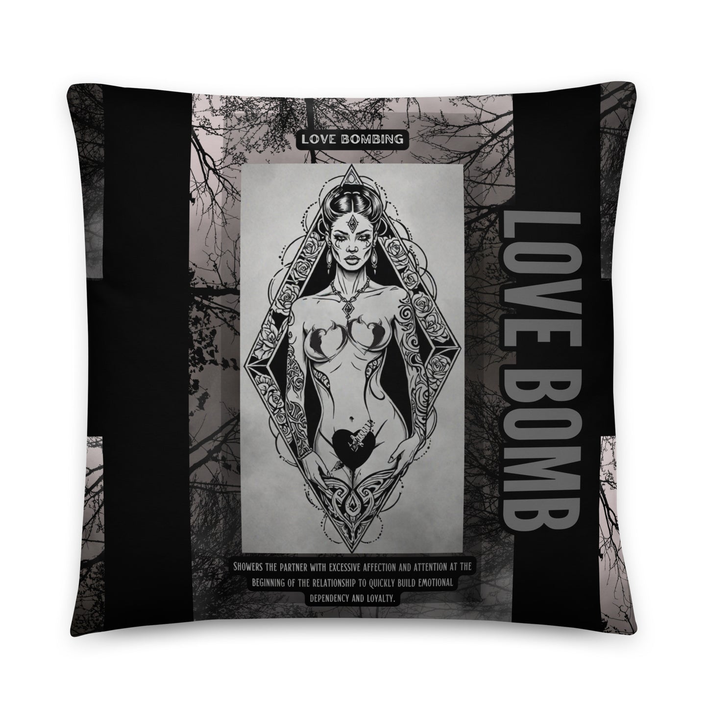 THE DARK TRIAD: LOVE BOMB Plush Pillow