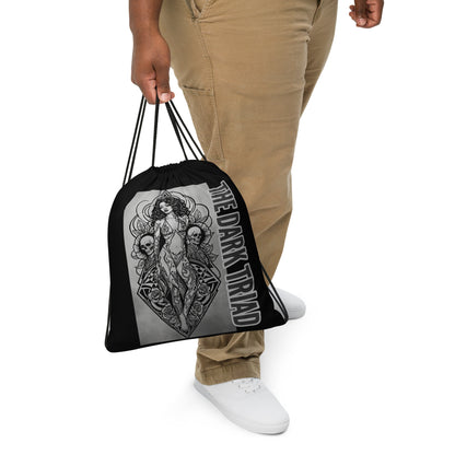 THE DARK TRIAD: BOUNDARIES Tattoo Drawstring Bag