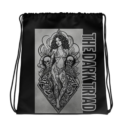 THE DARK TRIAD: BOUNDARIES Tattoo Drawstring Bag