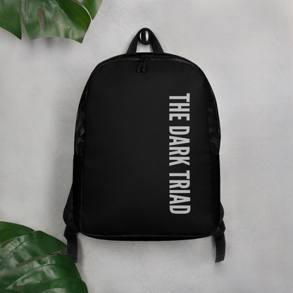 THE DARK TRIAD: Black Rose Minimalist Backpack