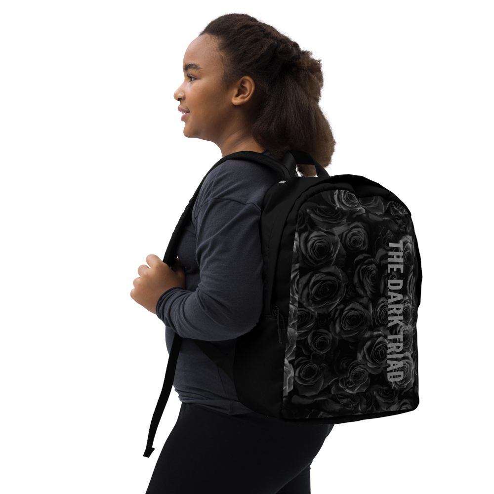 THE DARK TRIAD: Black Roses II Minimalist Backpack