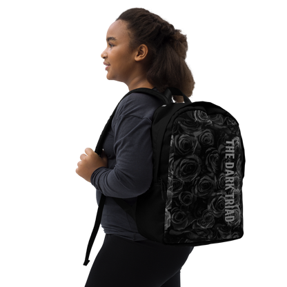 THE DARK TRIAD: Black Roses II Minimalist Backpack