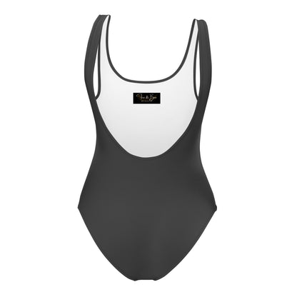 THE DARK TRIAD: "Grey Rock" One-Piece Swimsuit